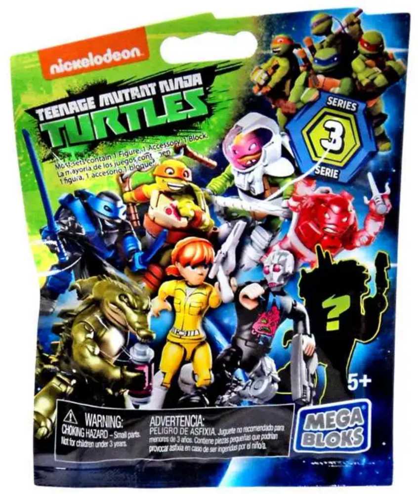 TMNT: Mega Construx Teenage Mutant Ninja Turtles Blind Bag Series 3 - Leonardo (Loose) - Mega Construx (Teenage Mutant Ninja Turtles) action figure collectible - Main Image 3