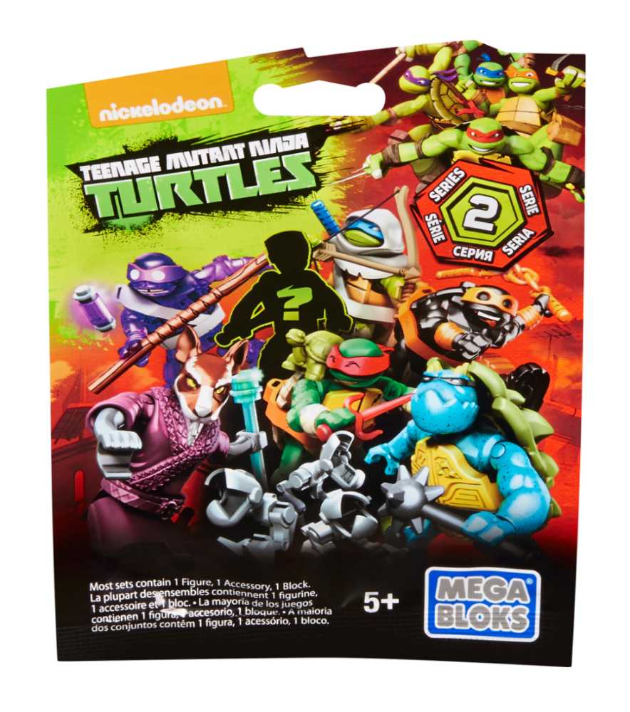 TMNT: Mega Construx Teenage Mutant Ninja Turtles Blind Bag Series 2 - Raphael (Loose) - Mega Construx (Teenage Mutant Ninja Turtles) action figure collectible - Main Image 3