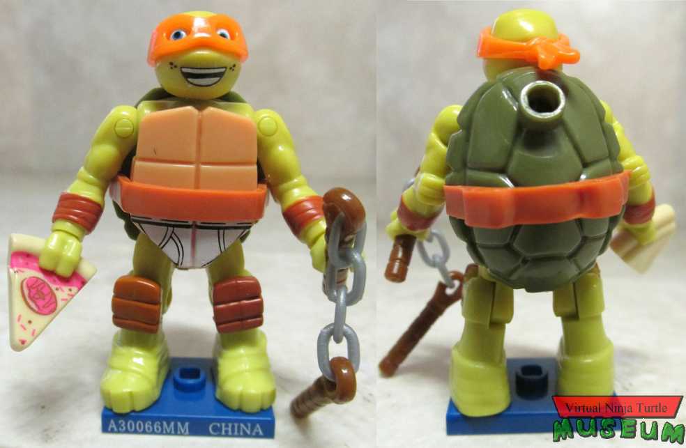 TMNT: Mega Construx Teenage Mutant Ninja Turtles Blind Bag Series 3 - Michelangelo (Loose) - Mega Construx (Teenage Mutant Ninja Turtles) action figure collectible - Main Image 2