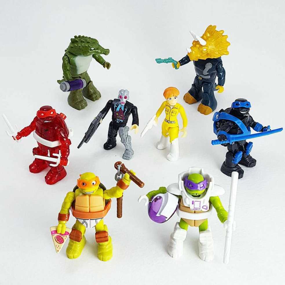 TMNT: Mega Construx Teenage Mutant Ninja Turtles Blind Bag Series 3 - Michelangelo (Loose) - Mega Construx (Teenage Mutant Ninja Turtles) action figure collectible - Main Image 4