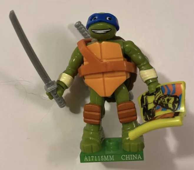 TMNT: Mega Construx Teenage Mutant Ninja Turtles Blind Bag Series 1 - Leonardo (Loose) - Mega Construx (Teenage Mutant Ninja Turtles) action figure collectible - Main Image 1