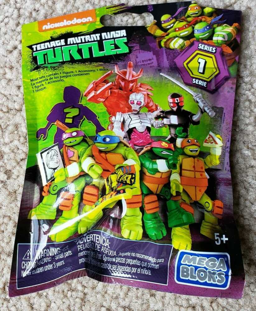 TMNT: Mega Construx Teenage Mutant Ninja Turtles Blind Bag Series 1 - Leonardo (Loose) - Mega Construx (Teenage Mutant Ninja Turtles) action figure collectible - Main Image 2