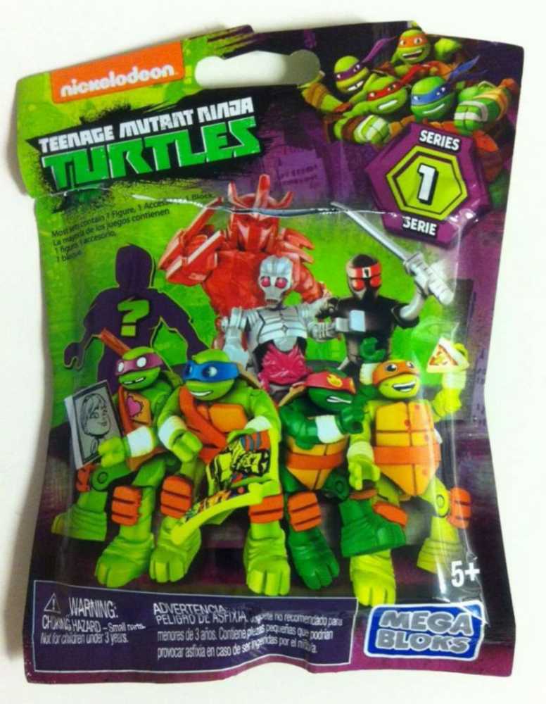 TMNT: Mega Construx Teenage Mutant Ninja Turtles Blind Bag Series 1 - Leonardo (Loose) - Mega Construx (Teenage Mutant Ninja Turtles) action figure collectible - Main Image 4