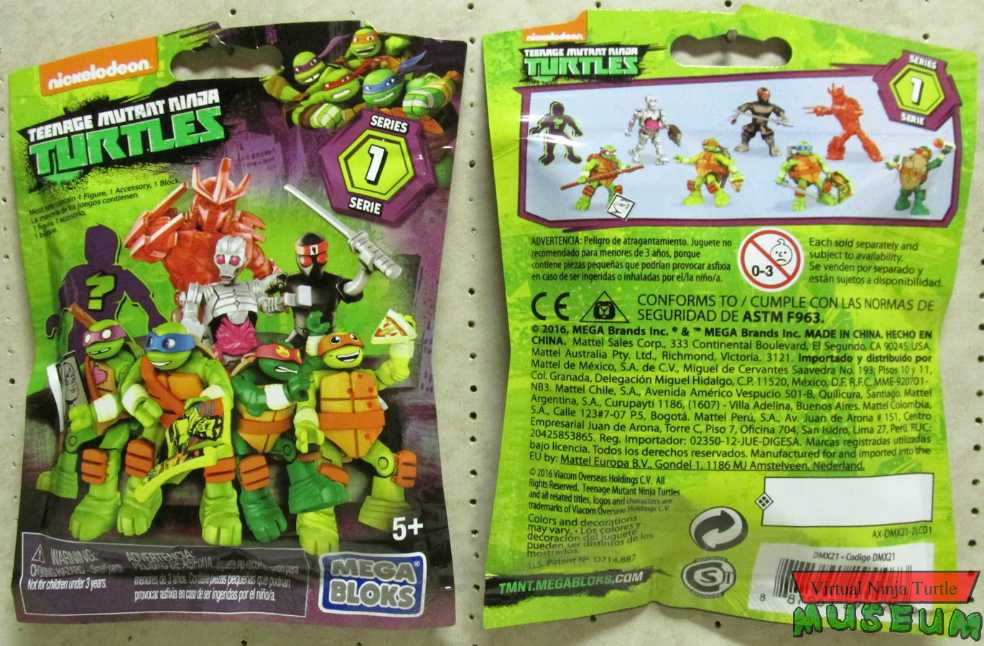 TMNT: Mega Construx Teenage Mutant Ninja Turtles Blind Bag Series 1 - Michelangelo (Loose) - Mega Construx (Teenage Mutant Ninja Turtles) action figure collectible - Main Image 2