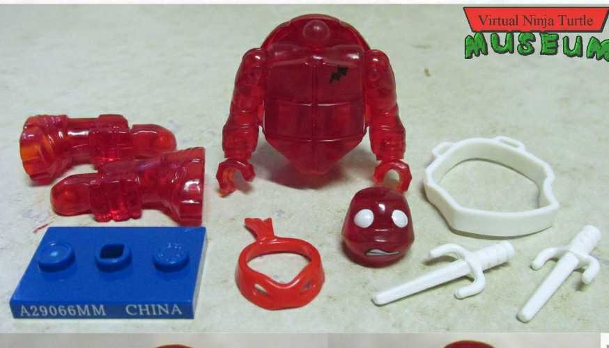 TMNT: Mega Construx Teenage Mutant Ninja Turtles Blind Bag Series 3 - Raphael (Loose) - Mega Construx (Teenage Mutant Ninja Turtles) action figure collectible - Main Image 2