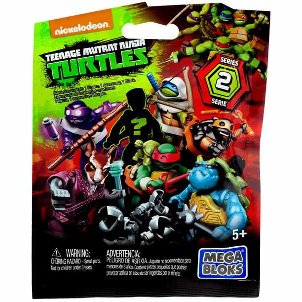 TMNT: Mega Construx Teenage Mutant Ninja Turtles Blind Bag Series 2 - Leonardo (Loose) - Mega Construx (Teenage Mutant Ninja Turtles) action figure collectible - Main Image 3