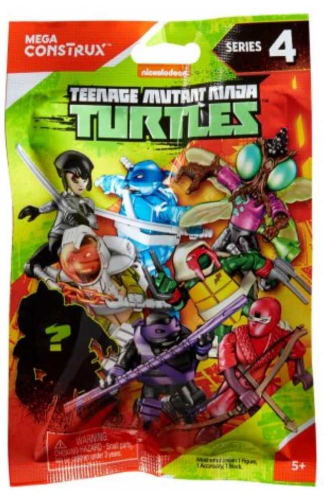 TMNT: Mega Construx Teenage Mutant Ninja Turtles Blind Bag Series 4 - Raphael (Loose) - Mega Construx (Teenage Mutant Ninja Turtles) action figure collectible - Main Image 2