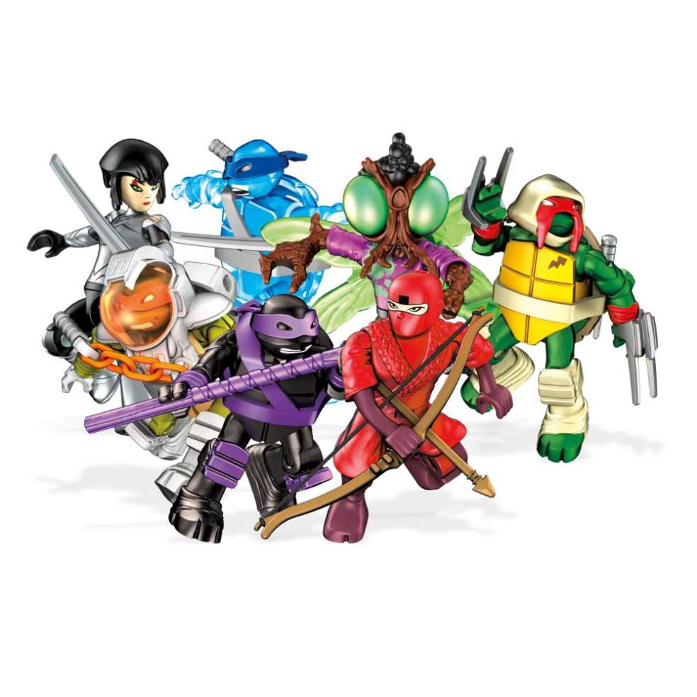 TMNT: Mega Construx Teenage Mutant Ninja Turtles Blind Bag Series 4 - Raphael (Loose) - Mega Construx (Teenage Mutant Ninja Turtles) action figure collectible - Main Image 3