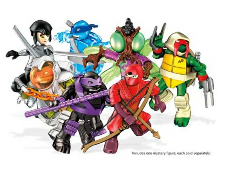 TMNT: Mega Construx Teenage Mutant Ninja Turtles Blind Bag Series 4 - Michelangelo (Loose) - Mega Construx (Teenage Mutant Ninja Turtles) action figure collectible - Main Image 2