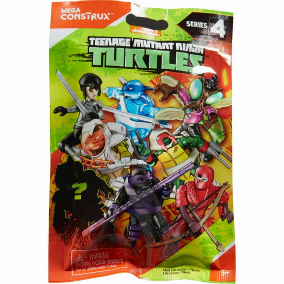 TMNT: Mega Construx Teenage Mutant Ninja Turtles Blind Bag Series 4 - Tiger Claw (Loose) - Mega Construx (Teenage Mutant Ninja Turtles) action figure collectible - Main Image 3