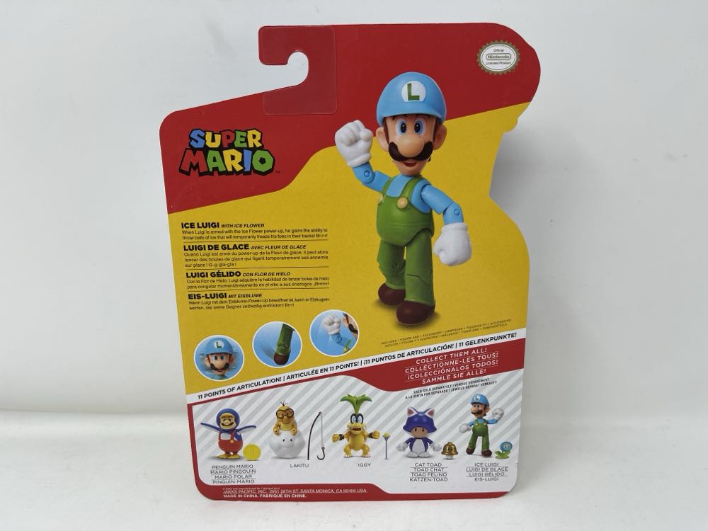 Luigi Ice - JAKKS Pacific, Inc. (Super Mario) action figure collectible [Barcode 192995414044] - Main Image 2