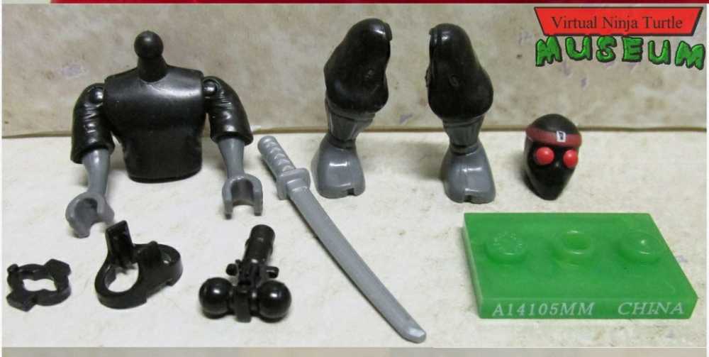 TMNT: Mega Construx Teenage Mutant Ninja Turtles Blind Bag Series 1 - Foot Solider (Loose) - Mega Construx (Teenage Mutant Ninja Turtles) action figure collectible - Main Image 2