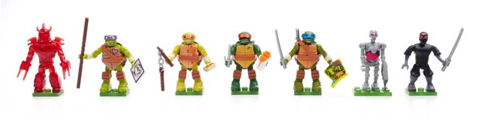 TMNT: Mega Construx Teenage Mutant Ninja Turtles Blind Bag Series 1 - Foot Solider (Loose) - Mega Construx (Teenage Mutant Ninja Turtles) action figure collectible - Main Image 4
