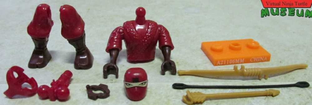 TMNT: Mega Construx Teenage Mutant Ninja Turtles Blind Bag Series 4 - Red Ninja (Loose) - Mega Construx (Teenage Mutant Ninja Turtles) action figure collectible - Main Image 2