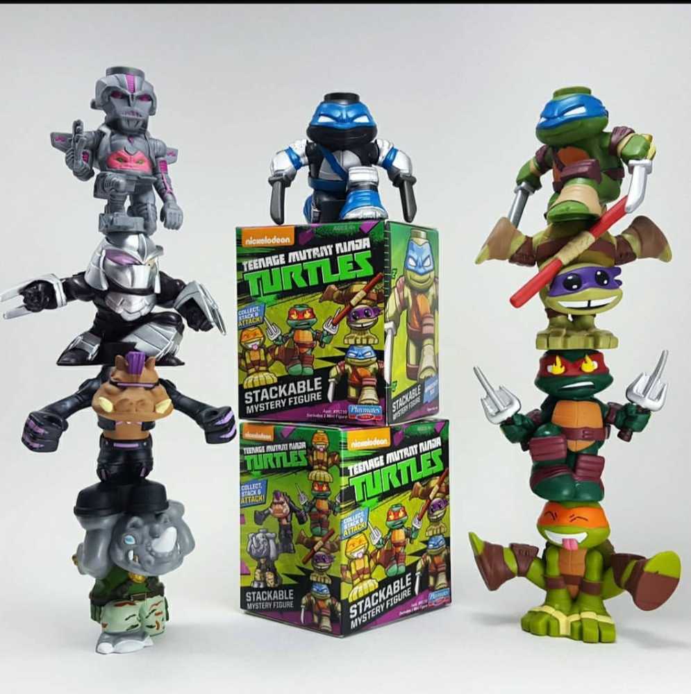 TMNT: Nickelodeon Teenage Mutant Ninja Turtles Blind Bag Stackables - Rocksteady  action figure collectible - Main Image 3