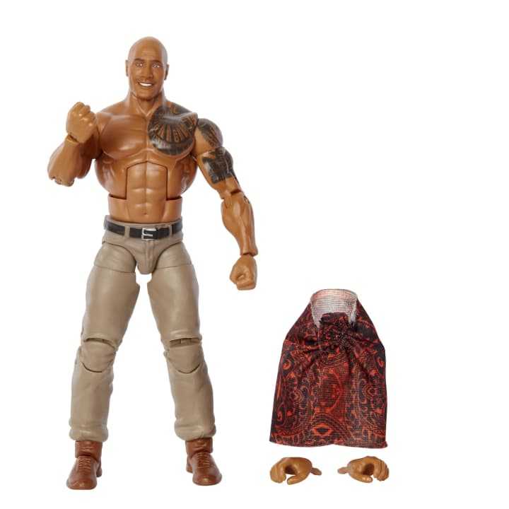 The Rock - Mattel / WWE (Elite - Hollywood Series 1) action figure collectible - Main Image 2