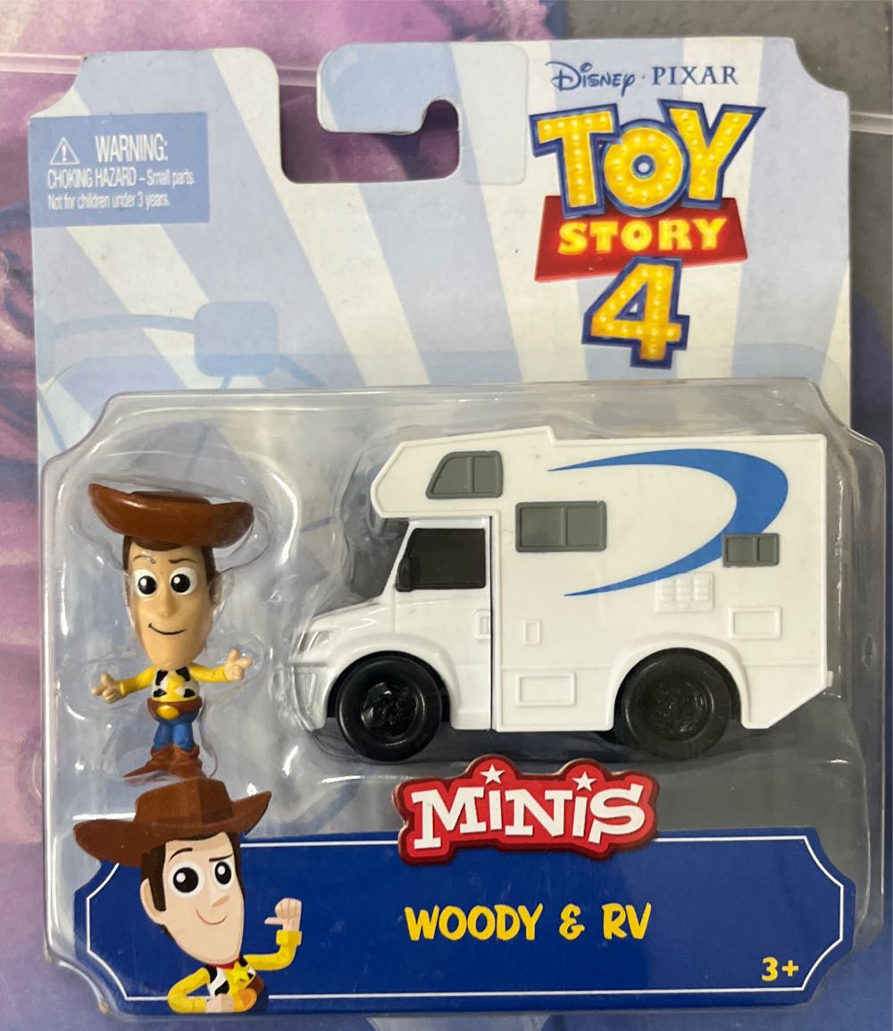 Disney Pixar Toy Story Mini Woody And Rv  (Hot Wheels) action figure collectible [Barcode 887961738216] - Main Image 2