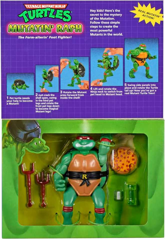 Playmates: Mutatin’ Raph (Reissue) - Playmates (Teenage Mutant Ninja Turtles) action figure collectible [Barcode 043377811596] - Main Image 3