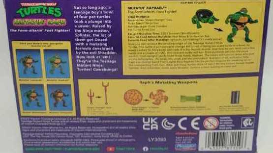 Playmates: Mutatin’ Raph (Reissue) - Playmates (Teenage Mutant Ninja Turtles) action figure collectible [Barcode 043377811596] - Main Image 4