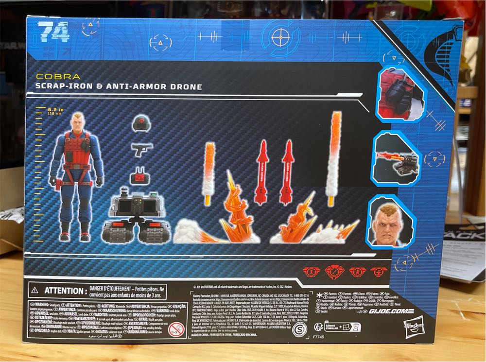 #74 Scrap-Iron - Hasbro (G.I. Joe) action figure collectible [Barcode 5010996112552] - Main Image 3