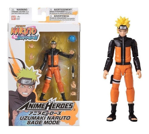 Uzumaki Naruto Of The Six Paths Mode - Bandai (Naruto Shippuden) action figure collectible [Barcode 045557369002] - Main Image 4