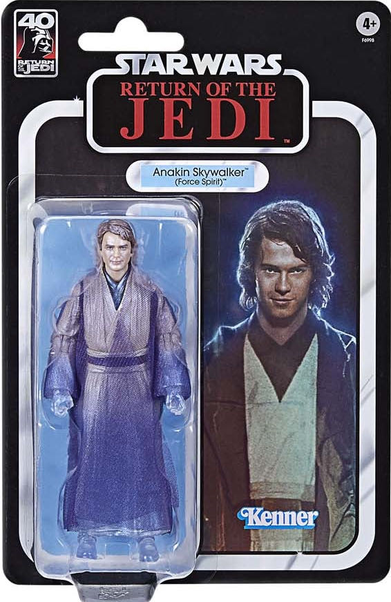 Return Of The Jedi 40th Anniversary Edition Force Spirits Anakin Skywalker Yoda Obi-Wan Kenobi - Hasbro (The Black Series (6”)) action figure collectible [Barcode 5010996134554] - Main Image 5
