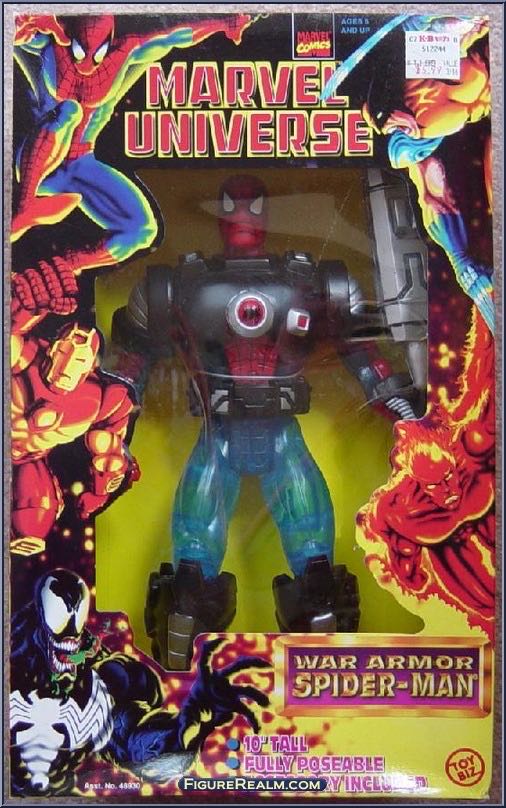 Spider-Man [War Armor] - Toy Biz (Marvel Universe) action figure collectible - Main Image 3