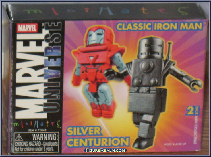 Iron Man [Silver Centurion] / Crimson Dynamo - Diamond Select (Marvel Minimates) action figure collectible - Main Image 3