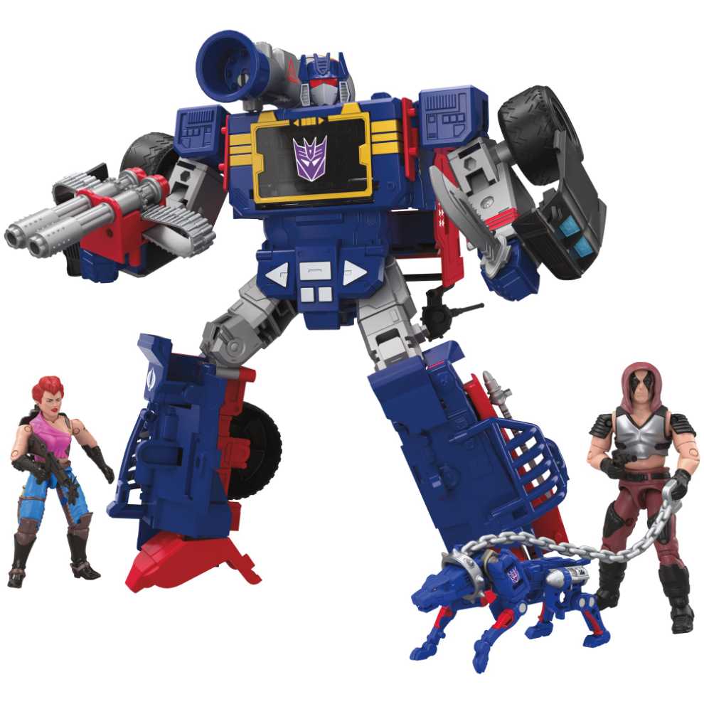 G.I. Joe/transformers Soundwave Dreadnok Thunder Machine w/ Ravage, Zartan & Zarana - Hasbro (Transformers Collaborative) action figure collectible [Barcode 5010996146649] - Main Image 3
