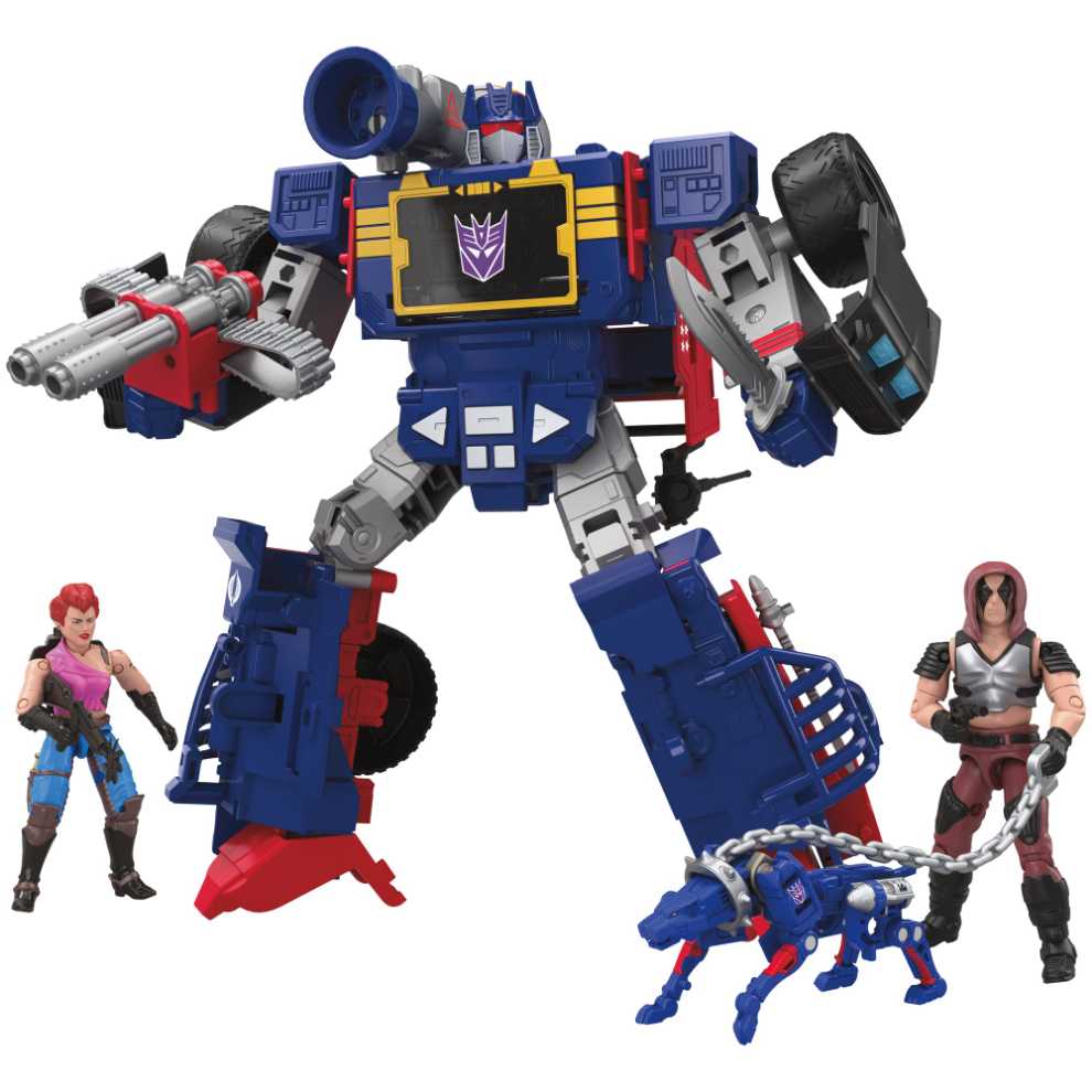 Soundwave Dreadnok Thunder Machine w/ Ravage, Zartan & Zarana - Hasbro (Transformers Collaborative) action figure collectible [Barcode 5010996146649] - Main Image 3