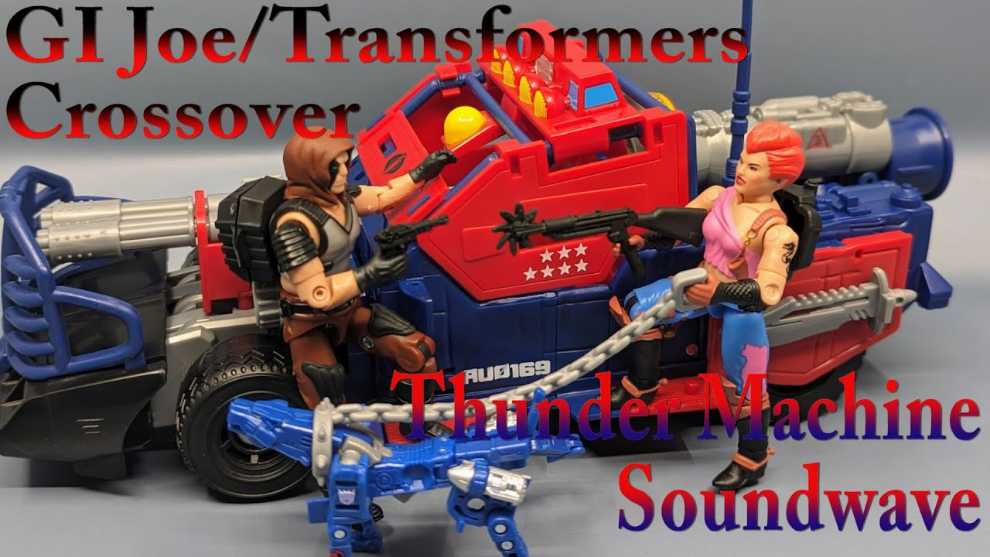 G.I. Joe/transformers Soundwave Dreadnok Thunder Machine w/ Ravage, Zartan & Zarana - Hasbro (Transformers Collaborative) action figure collectible [Barcode 5010996146649] - Main Image 4