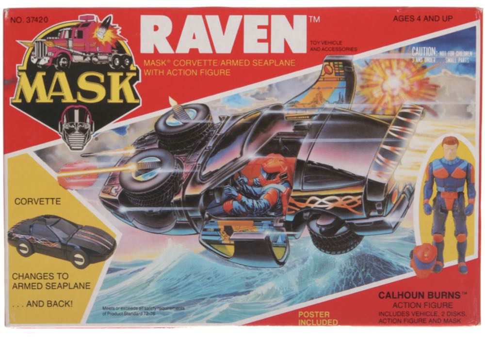 MASK: Calhoun Burns - Kenner action figure collectible - Main Image 3