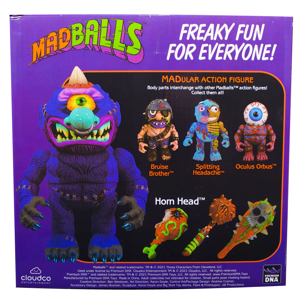 MadBalls: Horn Head (Monster Edition) - Premium DNA action figure collectible - Main Image 2