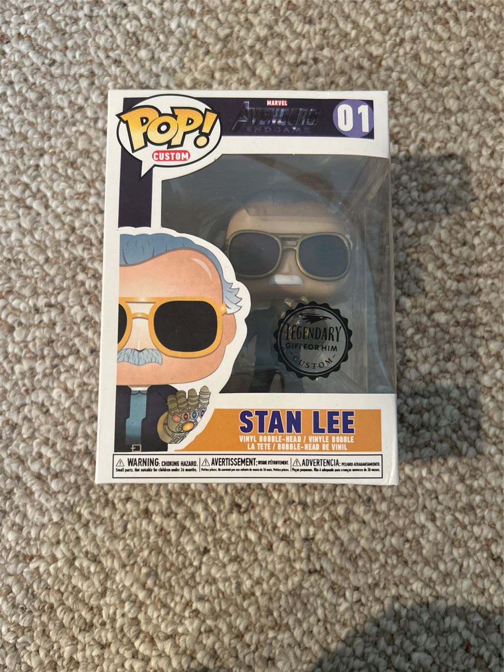 Stan Lee Custom Thanos  action figure collectible - Main Image 1