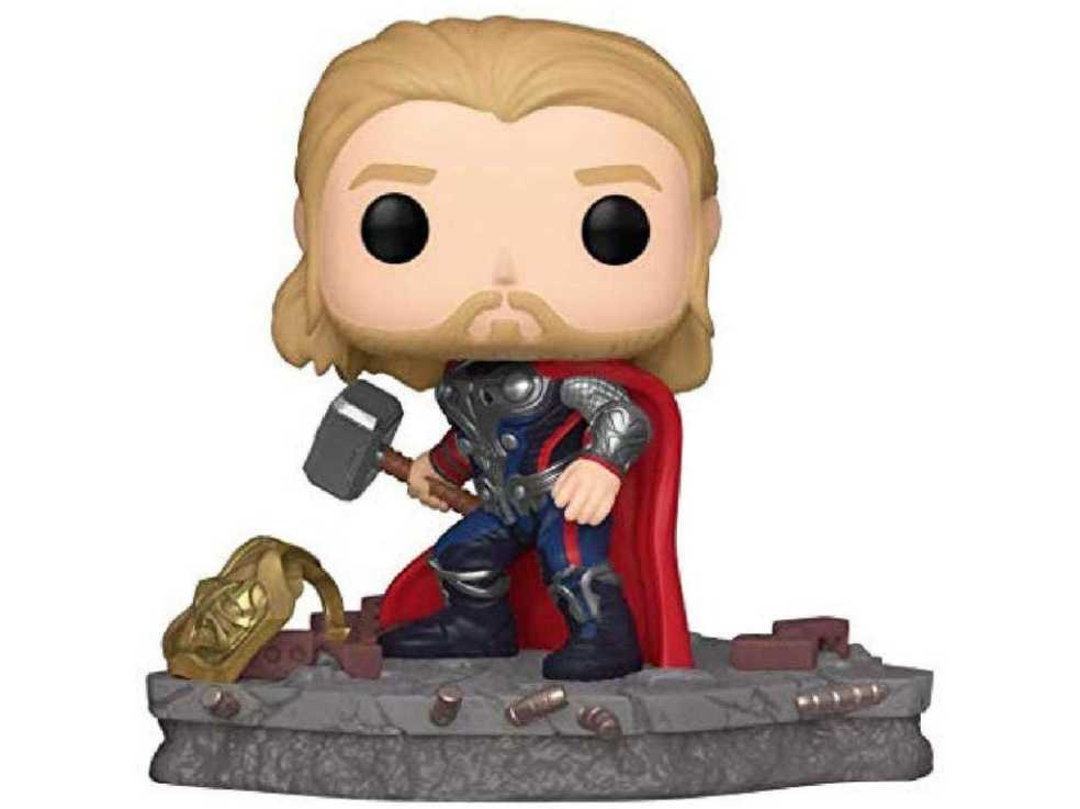Funko POP!#587 Avengers Assemble: Thor DELUXE  - Funko (Marvel’s The Avengers) action figure collectible [Barcode 889698456357] - Main Image 2