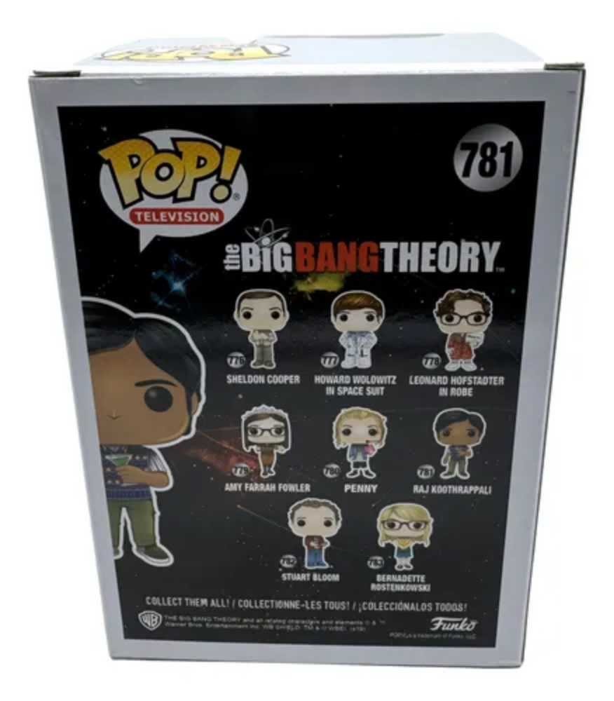Big Bang Theory - Raj #781 - Funko Pop action figure collectible [Barcode 889698385848] - Main Image 4