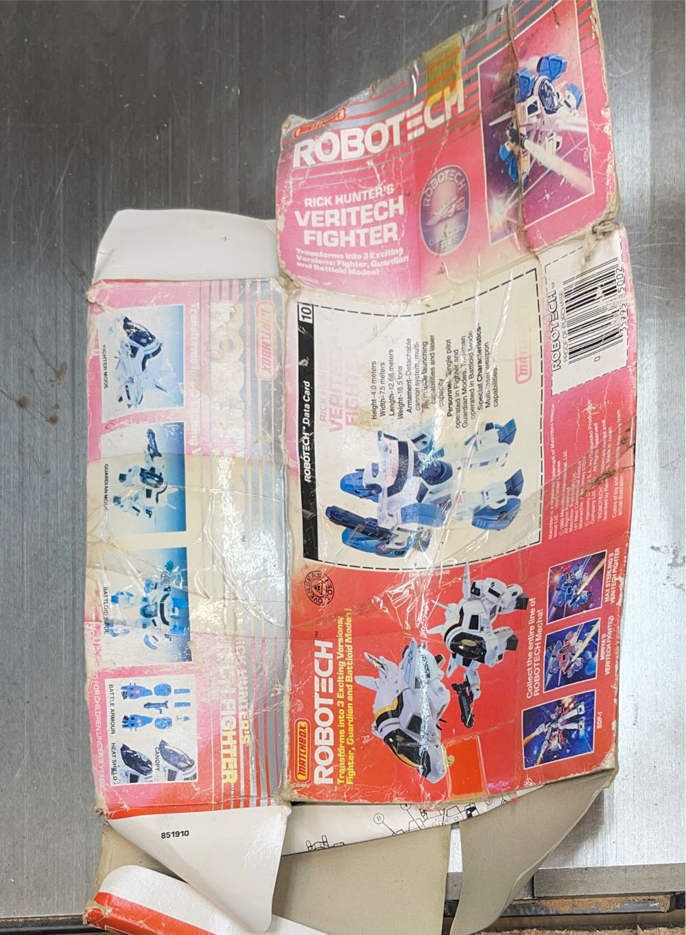 Matchbox Robotech Rick Hunter Veritech Fighter - Matchbox action figure collectible [Barcode 035995850026] - Main Image 2