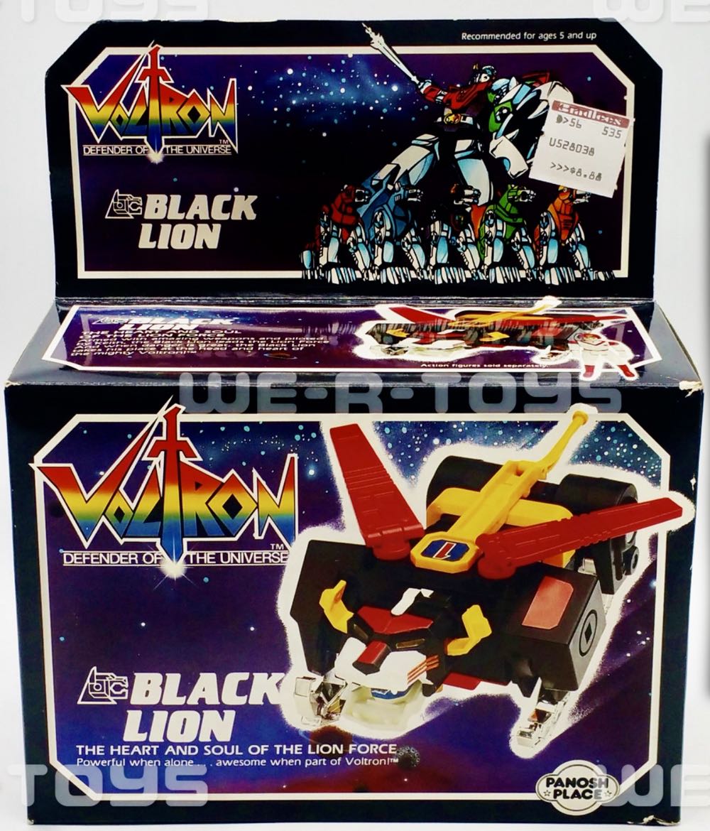 Voltron Vintage Black Lion - World Events (Action Figure & Vehicle) action figure collectible - Main Image 4