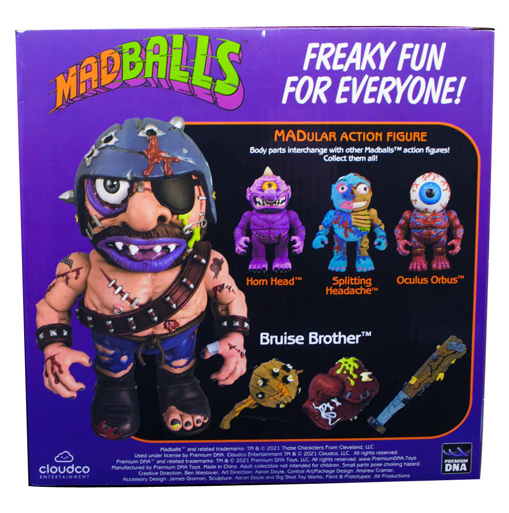 MadBalls: Bruise Brother - Premium DNA action figure collectible - Main Image 2