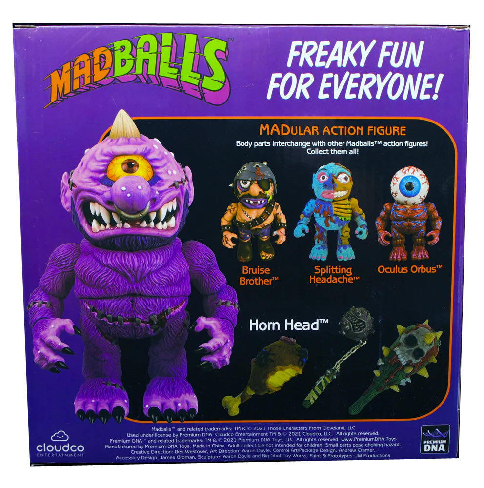 MadBalls: Horn Head - Premium DNA action figure collectible - Main Image 2