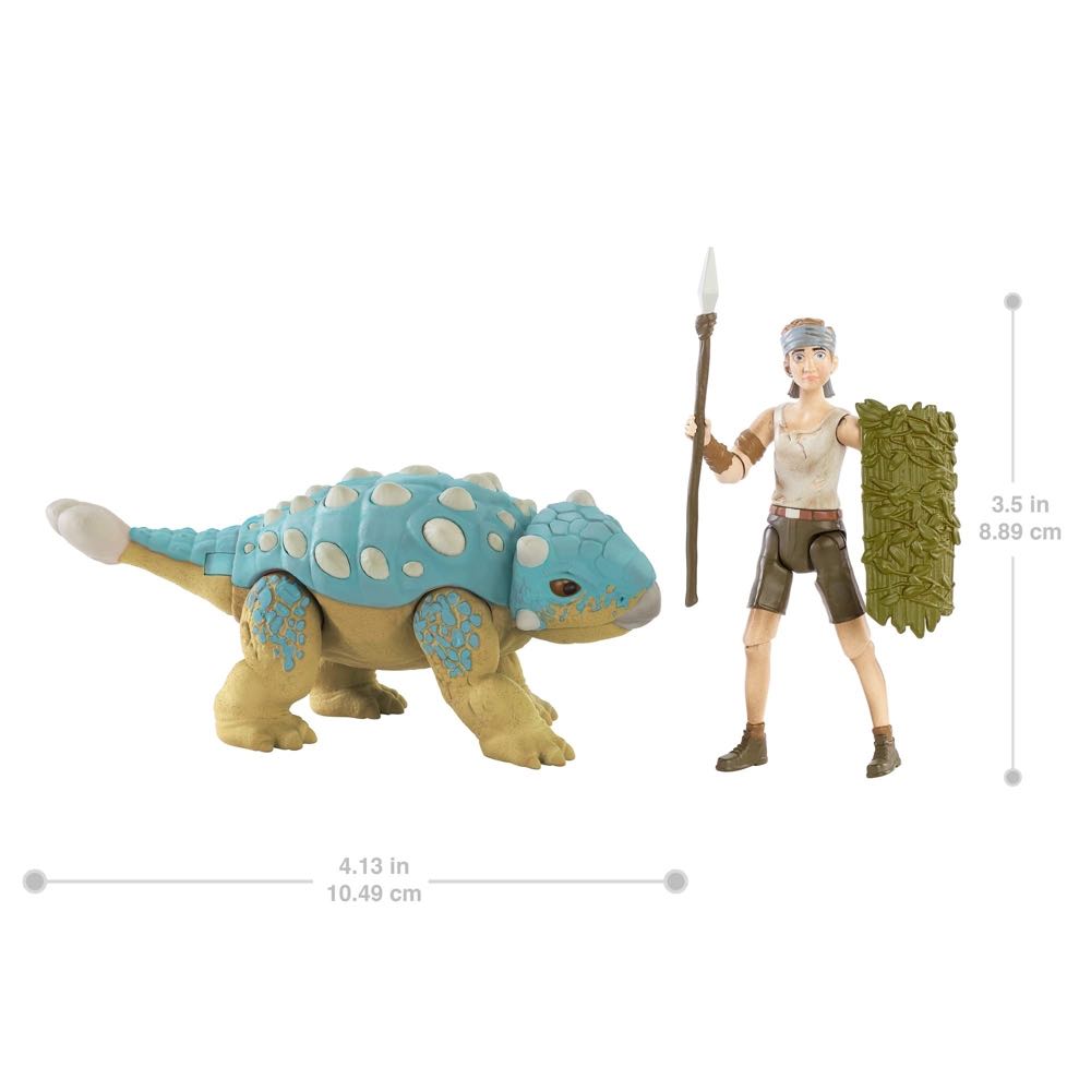 Jurassic World: Ankylosaurus “Bumpy” (toddler) - Mattel (Jurassic World: Camp Cretaceous: Dino Escape: Super Colossal) action figure collectible - Main Image 2