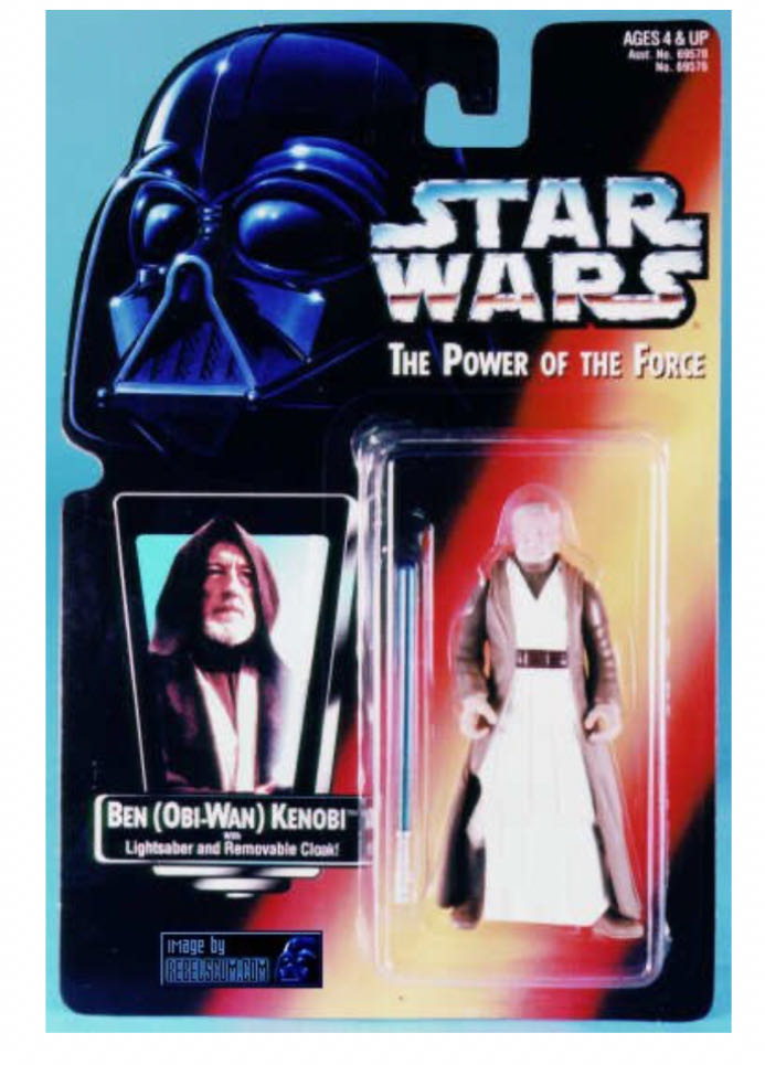Star Wars: Obi-Wan (Ben) Kenobi - Kenner (Power of The Force 2) action figure collectible - Main Image 3