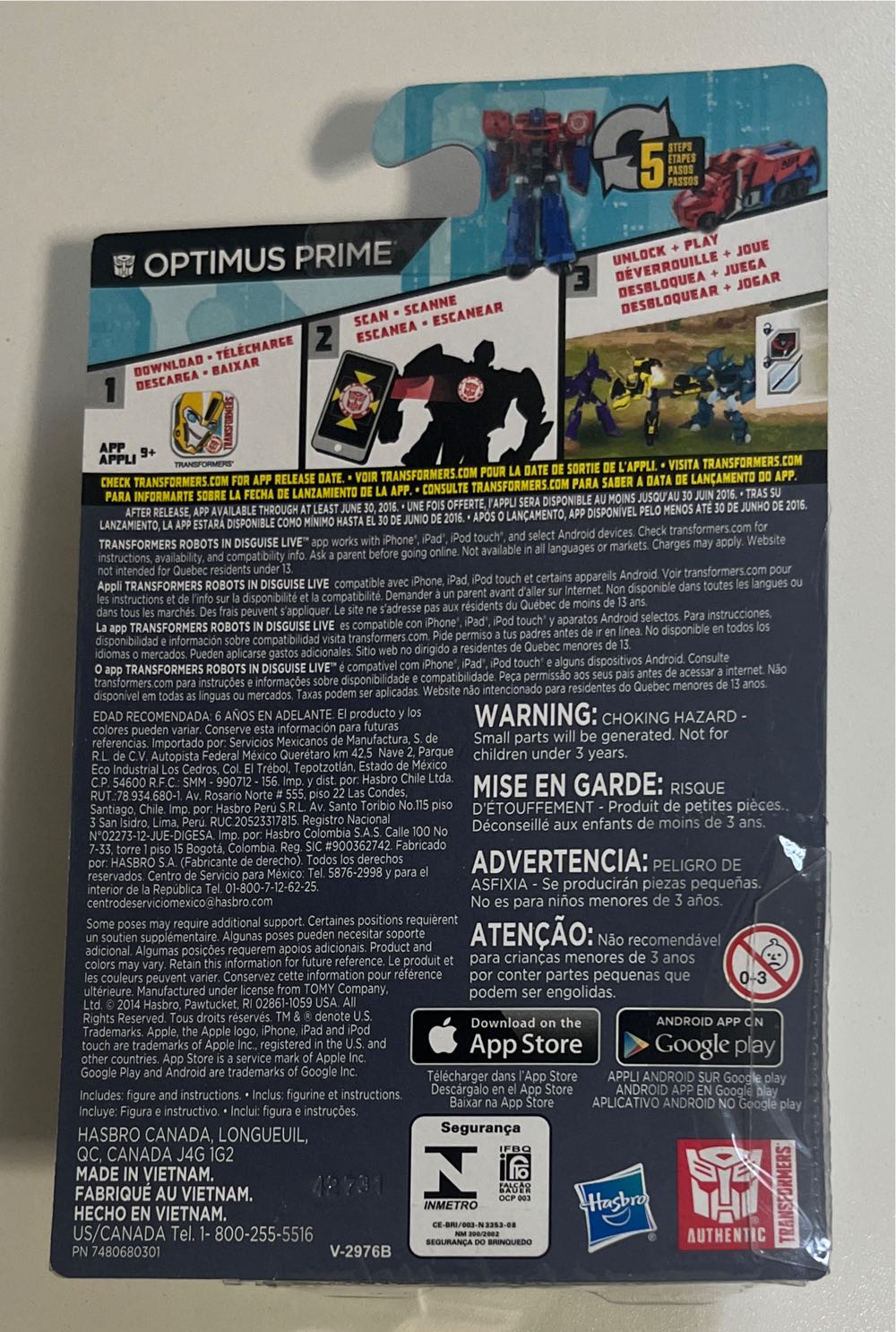 Optimus Prime - Hasbro (Transformers: Robots In Disguise) action figure collectible [Barcode 630509265961] - Main Image 2