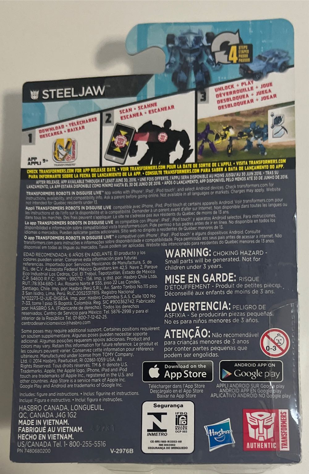 Steeljaw - Hasbro (Transformers: Robots In Disguise) action figure collectible [Barcode 630509265978] - Main Image 2