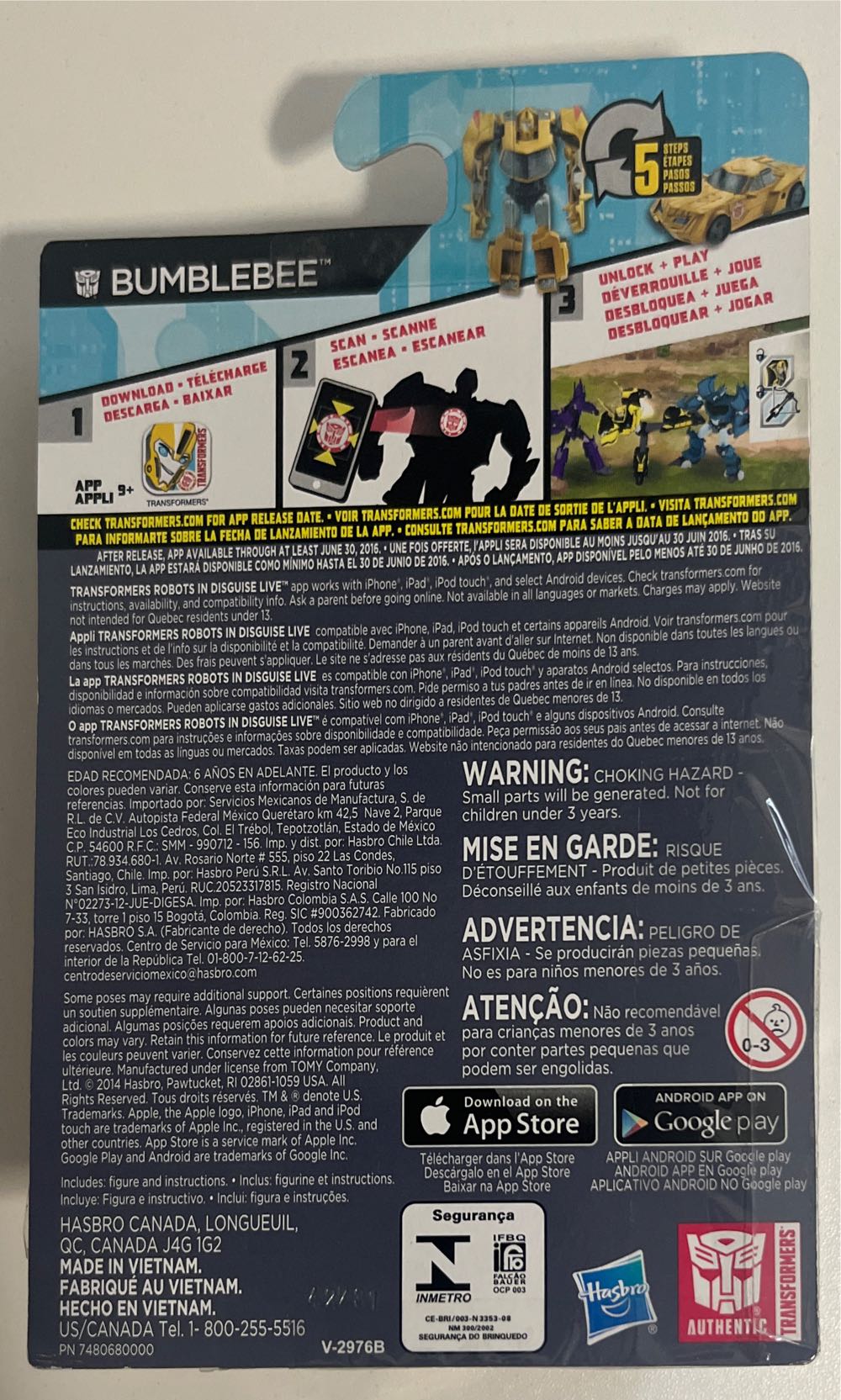 Bumblebee - Hasbro (Transformers: Robots In Disguise) action figure collectible [Barcode 630509266029] - Main Image 2