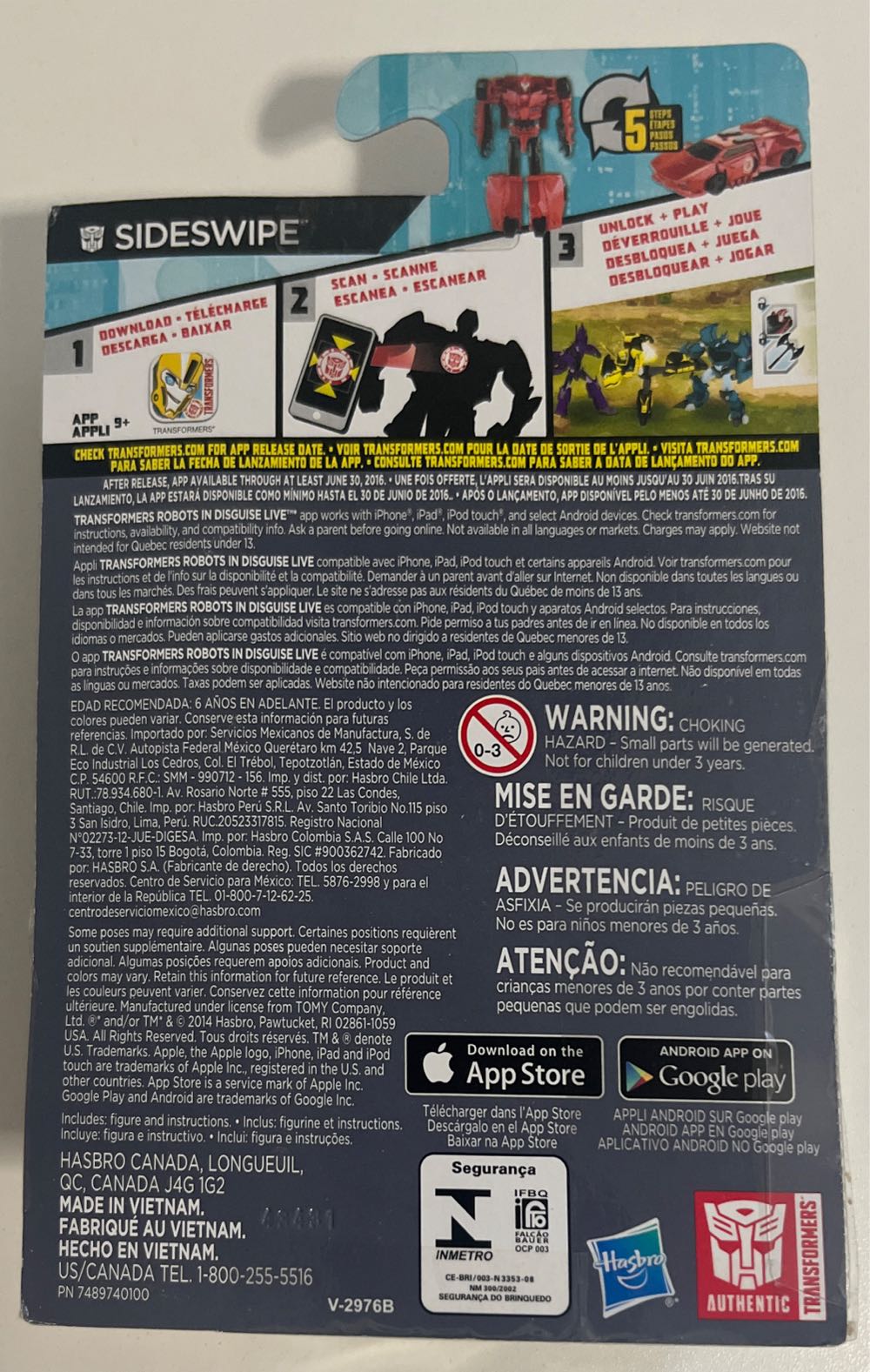 Sideswipe - Hasbro (Transformers: Robots In Disguise) action figure collectible [Barcode 630509283651] - Main Image 2