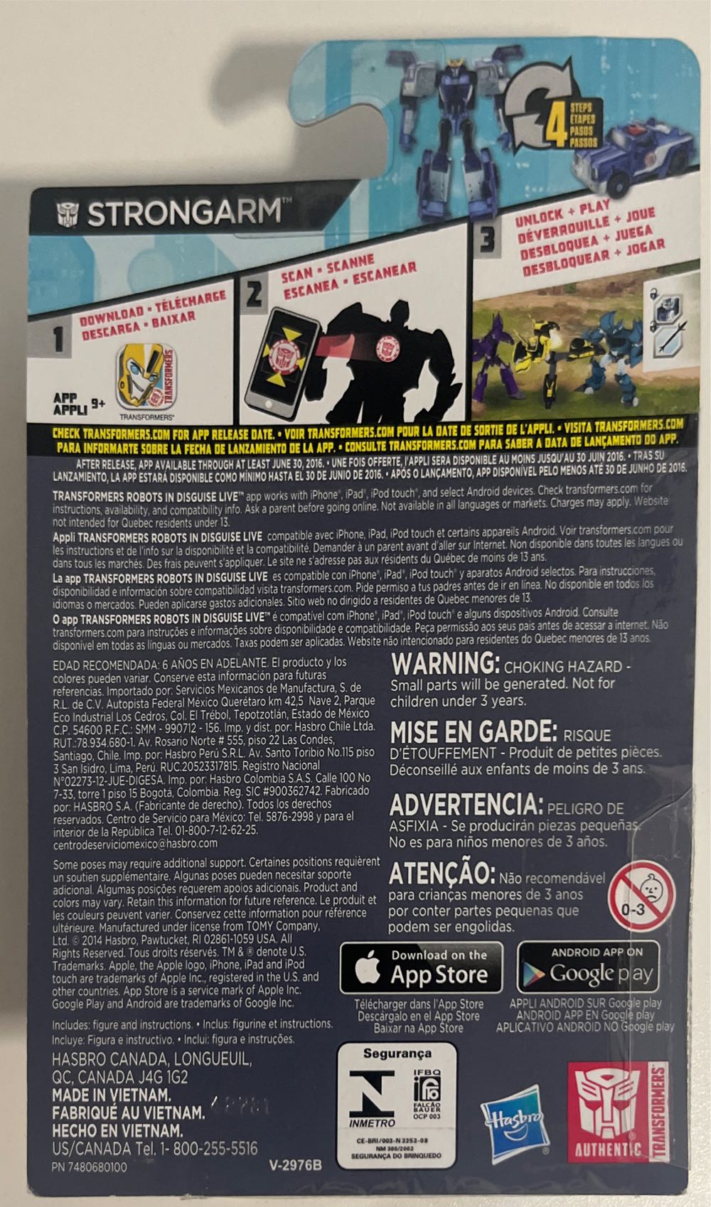 Strongarm - Hasbro (Transformers: Robots In Disguise) action figure collectible [Barcode 630509266012] - Main Image 2