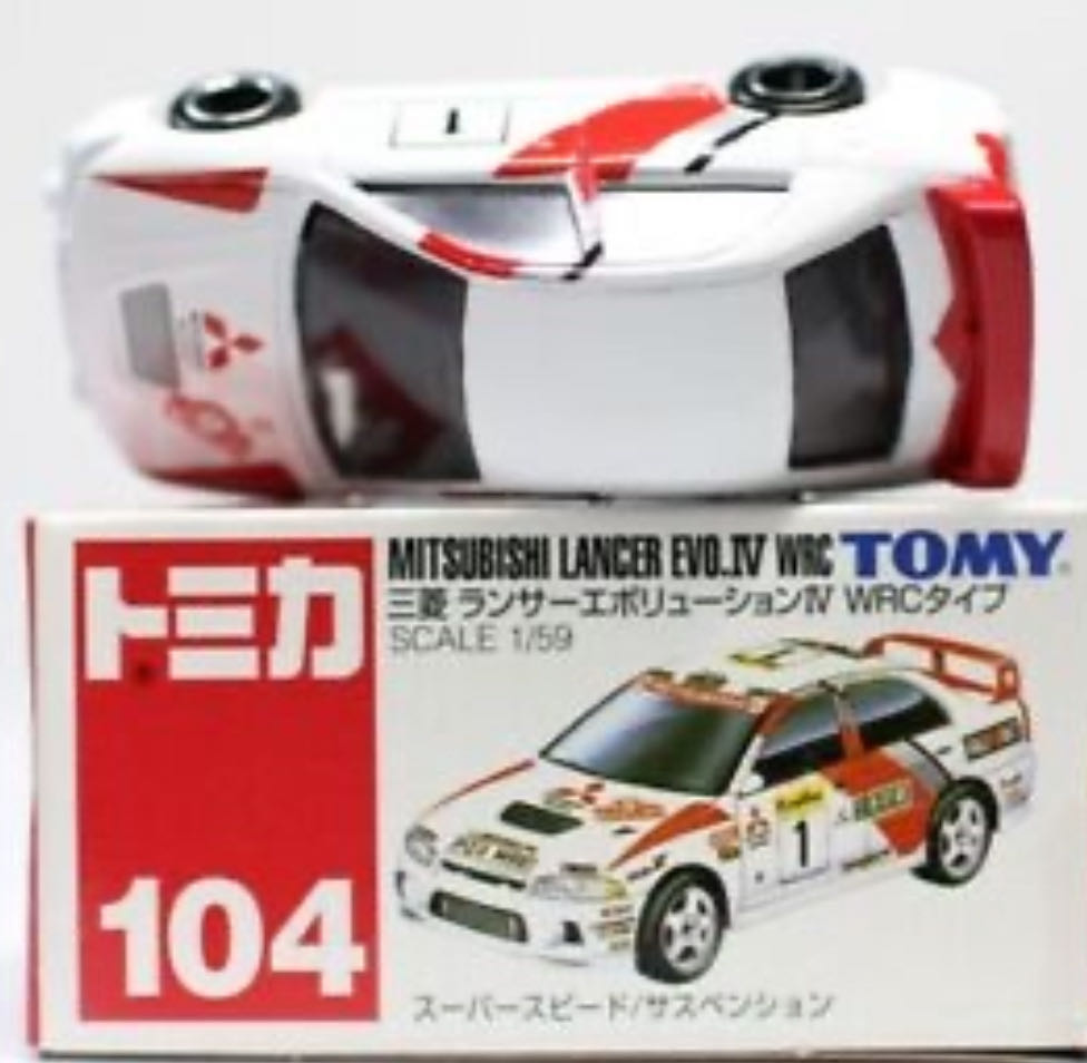Mitsubishi Lancer Evolution 4 Wrc - Tomy action figure collectible [Barcode 4904810502326] - Main Image 3