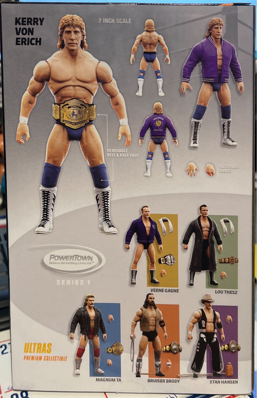 Kerry Von Erich - Powertown (WWE) action figure collectible - Main Image 2