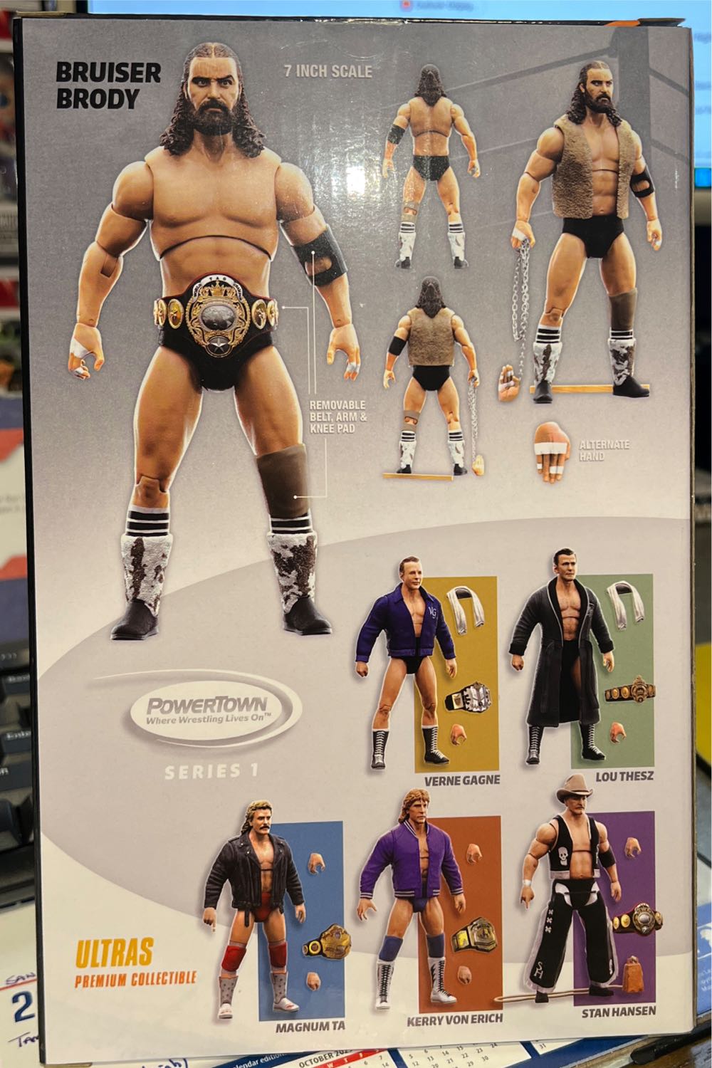 Bruiser Brody - Powertown (WWE) action figure collectible - Main Image 2
